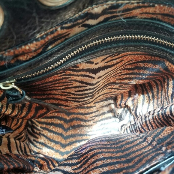 Ed Hardy Purse Tiger Chain Detail New Without Tags - Picture 4 of 8